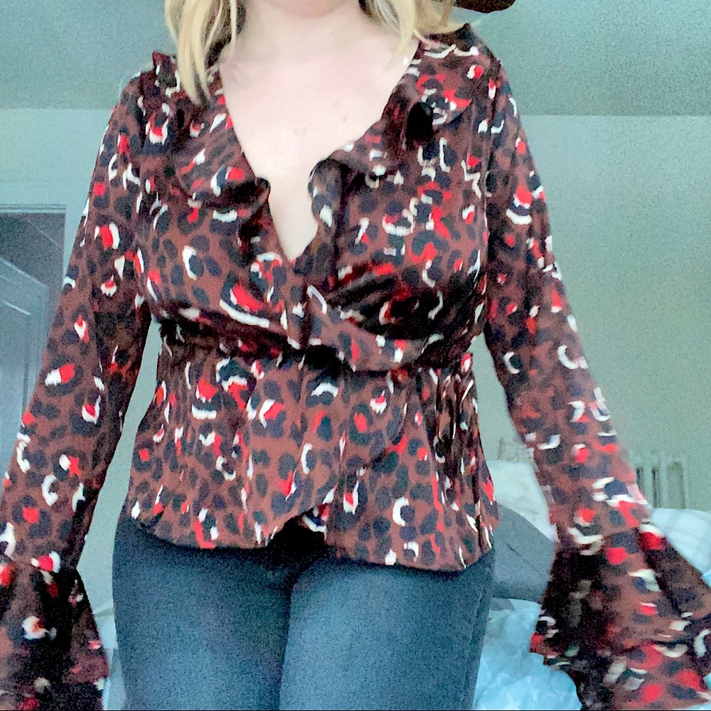 Privy Leopard Blouse